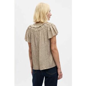 GAP Bluză femei, culoarea maro, cu imprimeu imagine
