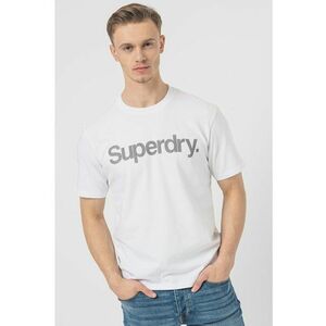 Superdry Tricou bărbați, culoarea alb, cu imprimeu imagine