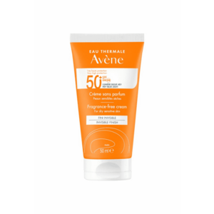 Crema de fata cu protectie solara SPF 50+ TRIASORB - pentru ten sensibil - fara parfum - 50 ml imagine