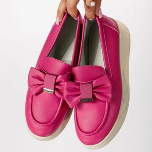 Pantofi casual dama rosii din piele ecologica Ember #18293 imagine