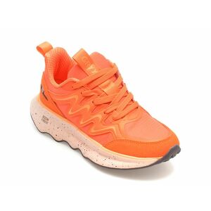 Pantofi sport GRYXX portocalii, 66022, din material textil si piele intoarsa imagine