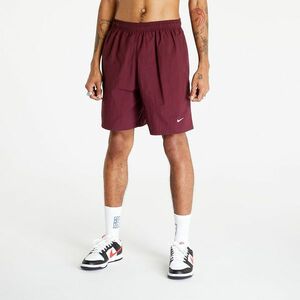 Nike Solo Swoosh Woven Shorts Night Maroon/ White imagine