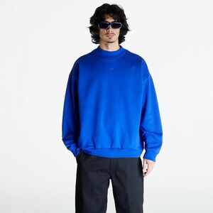 adidas One Fleece Basketball Crewneck Sweatshirt UNISEX Lucid Blue imagine