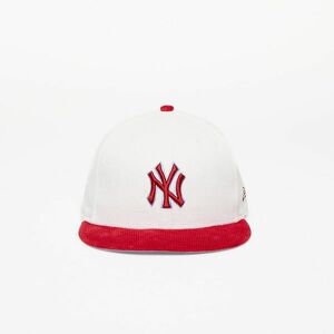 New Era New York Yankees Cord 59FIFTY Fitted Cap Off White/ Red imagine