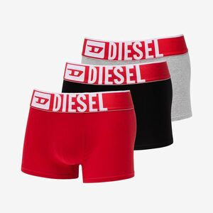 Diesel Umbx-Damienthreepack-XL Logo Boxer 3-Pack Red/ Grey/ Black imagine