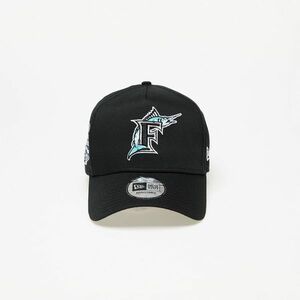 New Era Miami Marlins World Series Patch 9FORTY E-Frame Adjustable Cap Black/ Kelly Green imagine