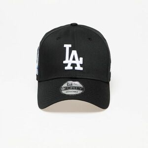 New Era Los Angeles Dodgers World Series Patch 9FORTY Adjustable Cap Black imagine