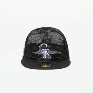 New Era Colorado Rockies Mesh Patch 59FIFTY Fitted Cap Black imagine