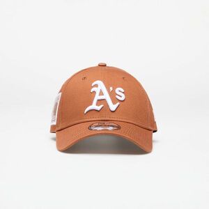 New Era Oakland Athletics MLB Side Patch 9FORTY Adjustable Cap Brown/ White imagine