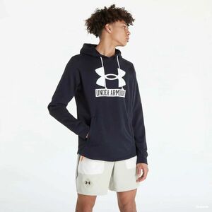 Under Armour Rival Terry Logo Hoodie Black/ Onyx White imagine