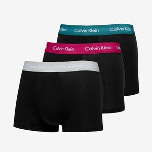 Calvin Klein Cotton Stretch Classic Fit Low Rise Trunk 3-Pack Black imagine