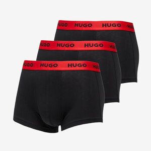 Hugo Boss Trunk 3 Pack Black/ Red imagine