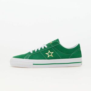Converse One Star Pro Suede Green/ White/ Gold imagine