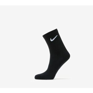 Nike Everyday Cush 3-Pack Crew Socks Black/ White imagine