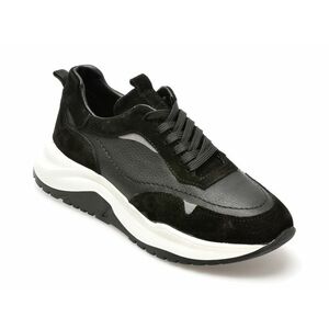 Pantofi sport GRYXX negri, M6290R1, din piele naturala imagine