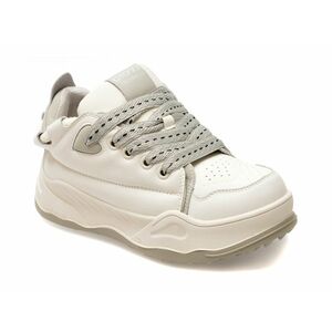 Pantofi casual GRYXX albi, 3563, din piele naturala imagine