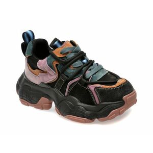 Pantofi sport GRYXX negri, 9850, din piele intoarsa imagine
