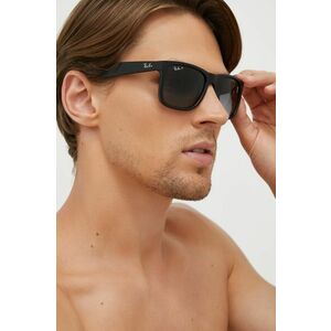Ray-Ban ochelari de soare barbati, culoarea negru imagine