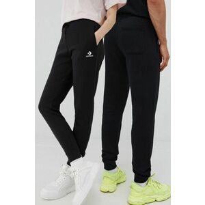 Converse pantaloni de trening culoarea negru, neted imagine