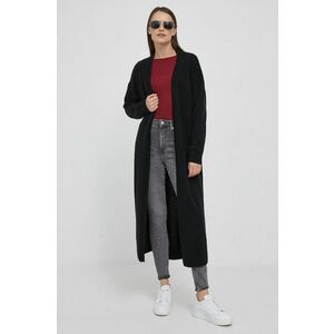 United Colors of Benetton cardigan din lana culoarea negru, light imagine