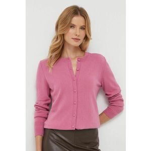 Sisley pulover din amestec de lana femei, culoarea roz, light imagine