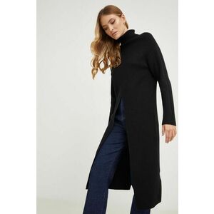 Answear Lab pulover din amestec de lana femei, culoarea negru, călduros imagine