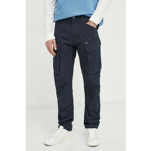 G-Star Raw pantaloni barbati, culoarea albastru marin, cu fason cargo imagine