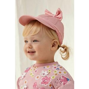 Mayoral șapcă din bumbac pentru copii culoarea roz, cu imprimeu imagine