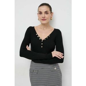 Morgan pulover femei, culoarea negru, light imagine
