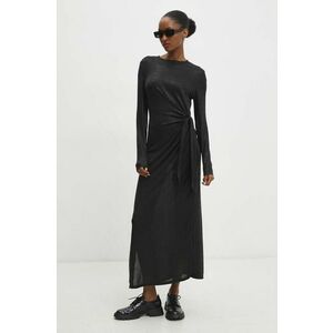 Answear Lab rochie culoarea negru, maxi, drept imagine