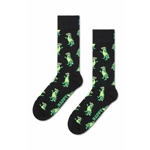 Happy Socks sosete Inflatable Dino culoarea negru imagine
