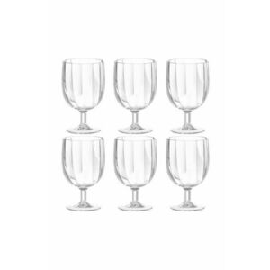 J-Line set de pahare de vin Glass Plastic 6-pack imagine