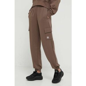 adidas Originals pantaloni de trening Cargo Jogger culoarea maro, cu imprimeu, IR5909 imagine