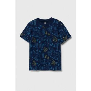 adidas tricou de bumbac pentru copii x Star Wars culoarea albastru marin, modelator imagine