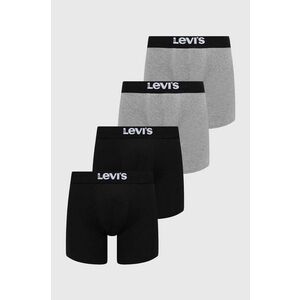 Levi's boxeri 4-pack barbati, culoarea negru imagine