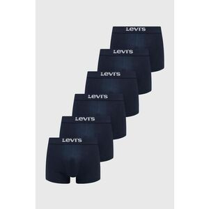 Levi's boxeri 6-pack barbati, culoarea albastru marin imagine