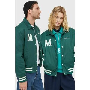Mercer Amsterdam jacheta de bumbac culoarea verde, de tranzitie imagine