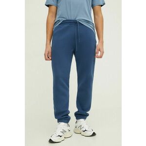 Hollister Co. pantaloni de trening culoarea albastru marin, cu imprimeu imagine