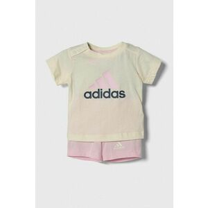 adidas set de bumbac pentru bebelusi culoarea roz imagine