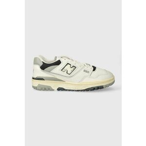New Balance sneakers din piele 550 culoarea alb, BB550VGB imagine