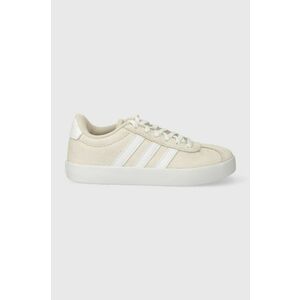 adidas sneakers pentru copii VL COURT 3.0 K culoarea bej imagine