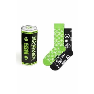 Happy Socks sosete Gift Box Energy Drink 2-pack imagine