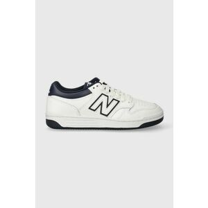 New Balance sneakers BB480LWN culoarea alb imagine