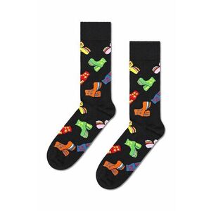 Happy Socks sosete x Elton John Disco Shoes culoarea negru imagine