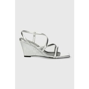 Karl Lagerfeld sandale RIALTO culoarea argintiu, KL34405 imagine