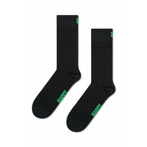 Happy Socks sosete Solid culoarea negru imagine