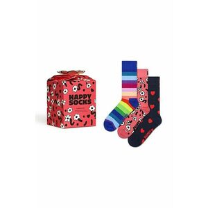 Happy Socks sosete Gift Box Flower Socks 3-pack imagine