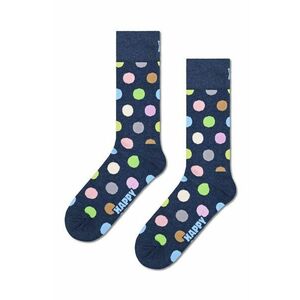 Happy Socks sosete Big Dot Sock culoarea albastru marin imagine