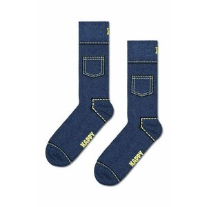 Happy Socks sosete Denim Sock culoarea albastru marin imagine