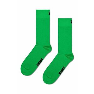 Happy Socks sosete Solid Sock culoarea verde imagine